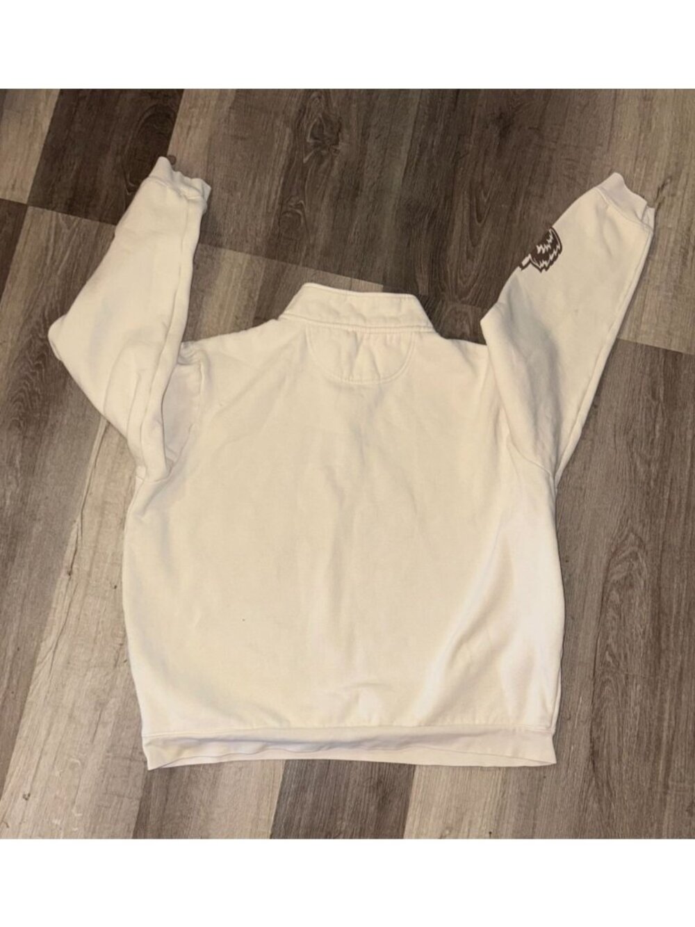 Dare Sport Limit edition 316 of 1000 Wolves XL White Quarter Zip Pullover Sweats - Picture 5 of 7